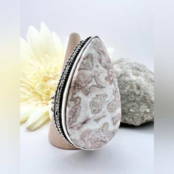 CRAZY LACE AGATE RING - Picture 9 of 9